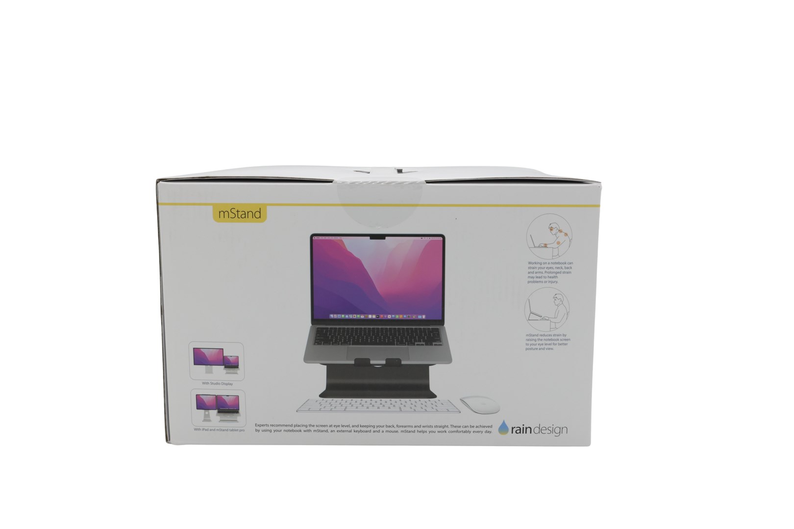 Stalak za laptop RAIN DESIGN mStand (za laptope do 15"), crna boja-4