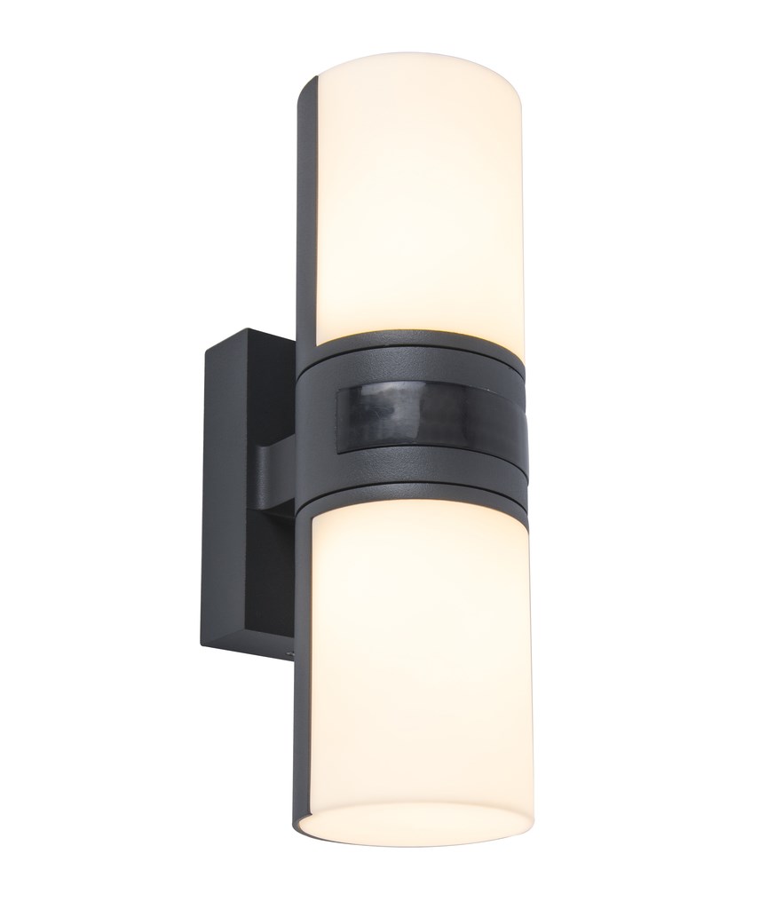 Vanjska zidna LED svjetiljka LUTEC CYRA 11W 850lm 3000K (antracit siva boja)-0
