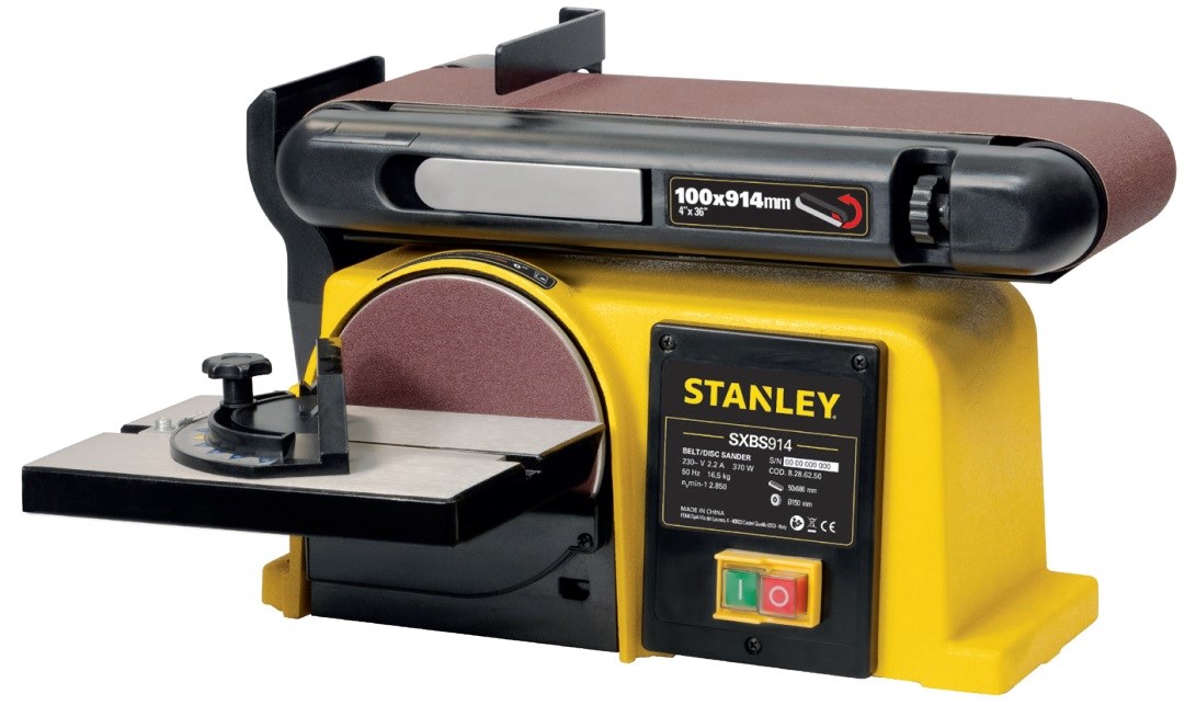 Stolna tračna i disk brusilica STANLEY SXBS914E (914W)-0