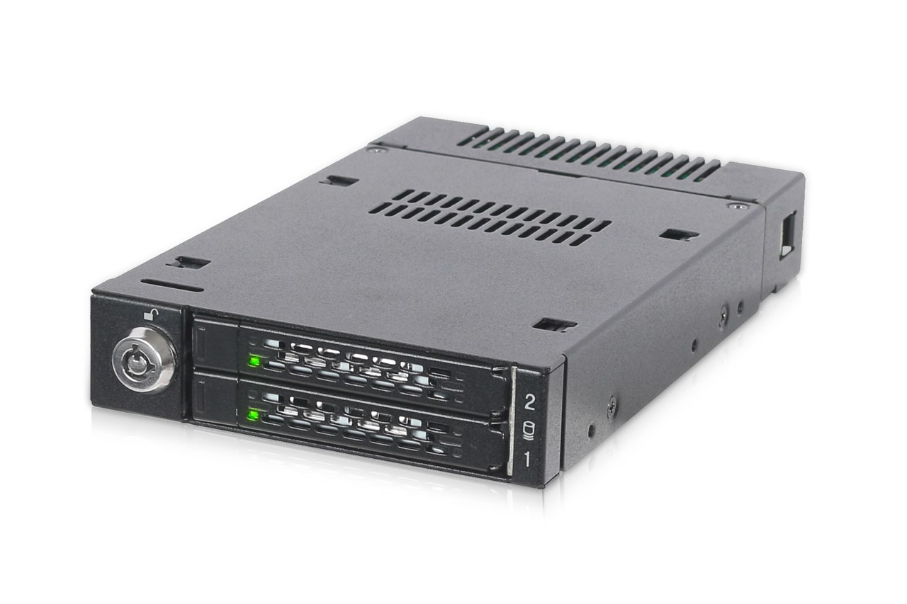 ICY DOCK ToughArmor MB834M2K-B mobilni rack za 4x M.2 NVMe SSD (5.25")-2
