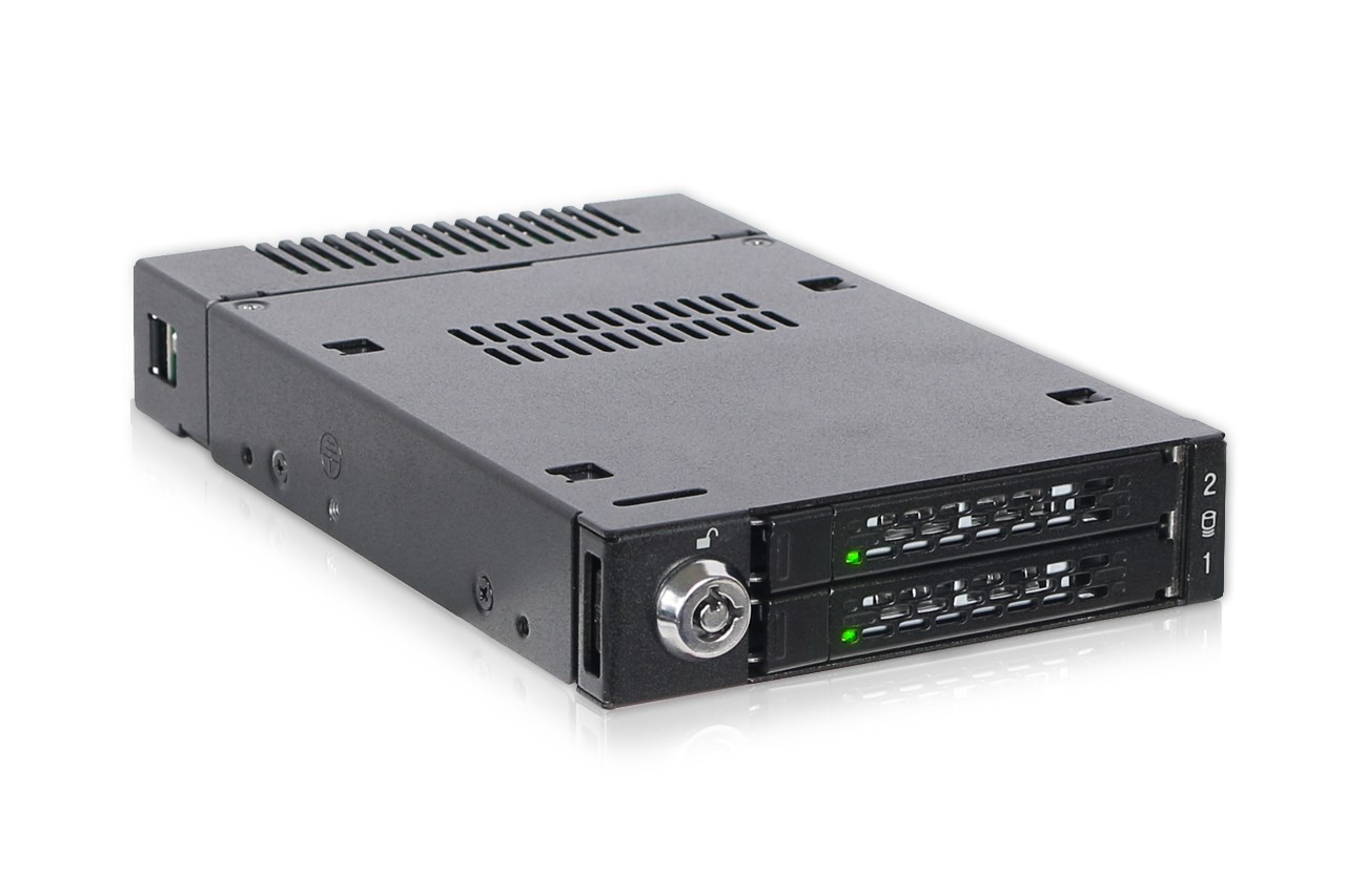 ICY DOCK ToughArmor MB834M2K-B mobilni rack za 4x M.2 NVMe SSD (5.25")-1