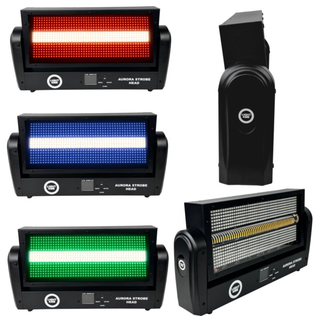 LIGHT4ME AURORA STROBE HEAD ruchomy stroboskop sce-0