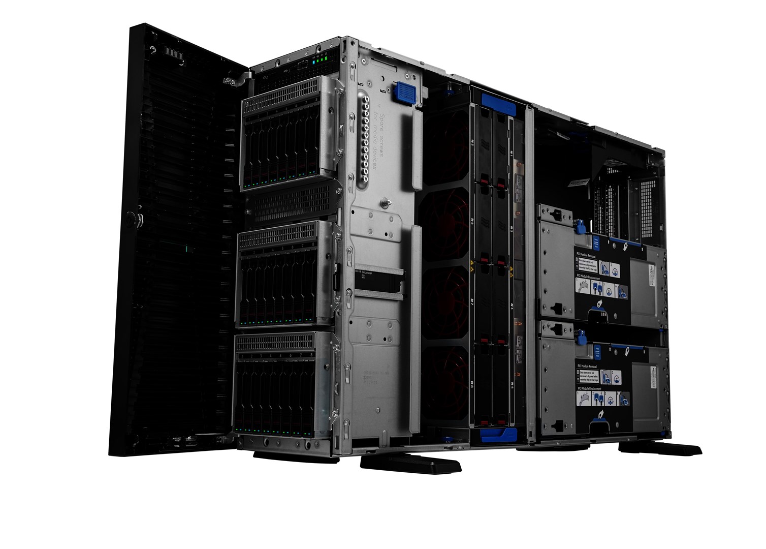 HPE ProLiant ML350 Gen11 4510 12-core 64GB-R MR408i-o 8SFF 2x960GB SSD 2x1000W RPS EU Server-3