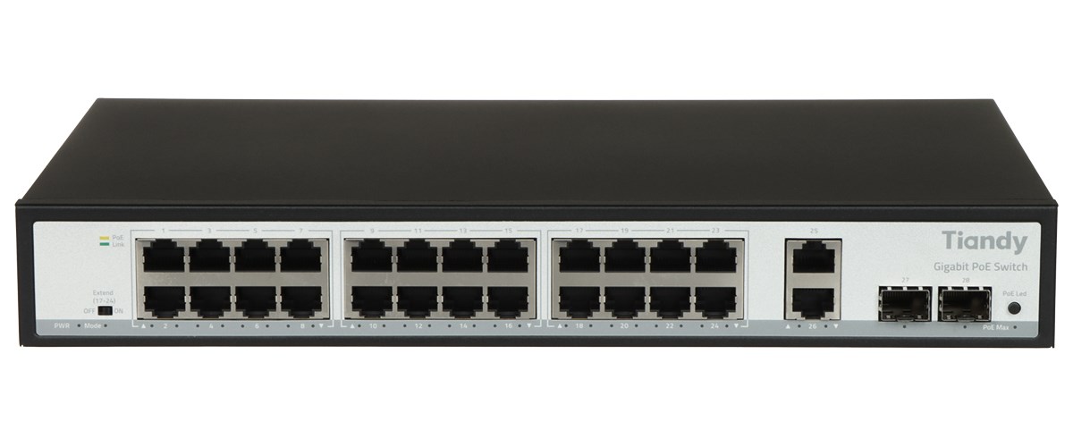 POE SWITCH TC-P3S028 SPEC:G/2422/AT/280 24-PORT SFP TIANDY-0