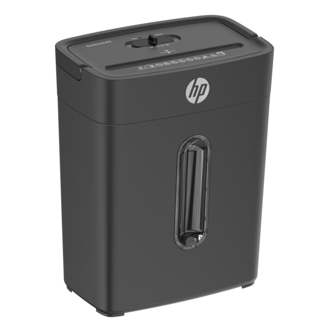 HP One Shred 6CC paper shredder Particle-cut shredding 68 dB Black-1