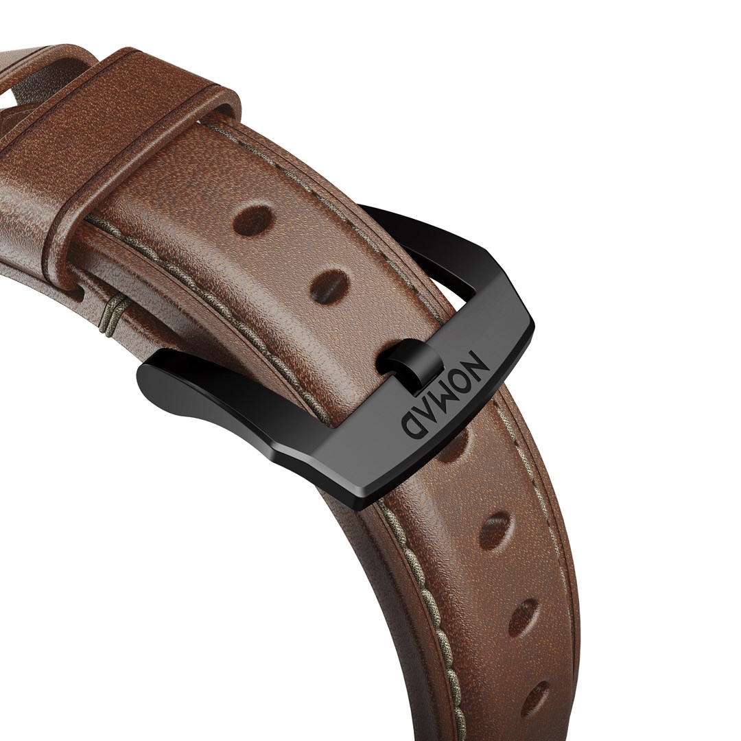 Remen NOMAD Traditional Strap za Apple Watch (42/44/45/49mm) smeđa koža-5