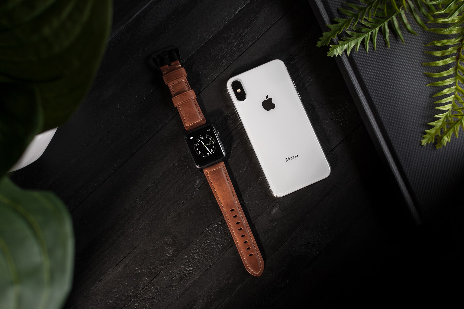 Remen NOMAD Traditional Strap za Apple Watch (42/44/45/49mm) smeđa koža-13