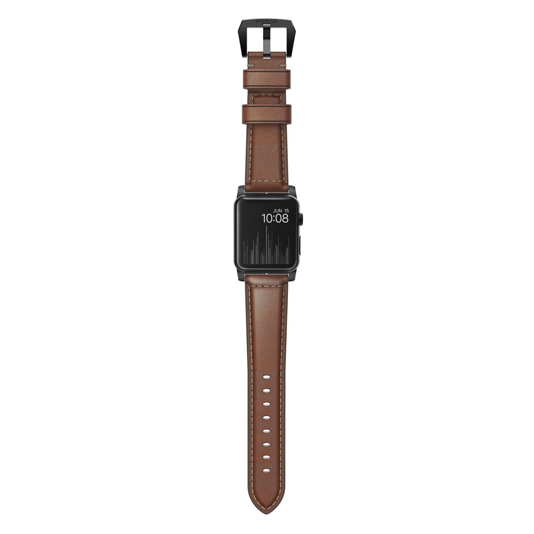 Remen NOMAD Traditional Strap za Apple Watch (42/44/45/49mm) smeđa koža-2