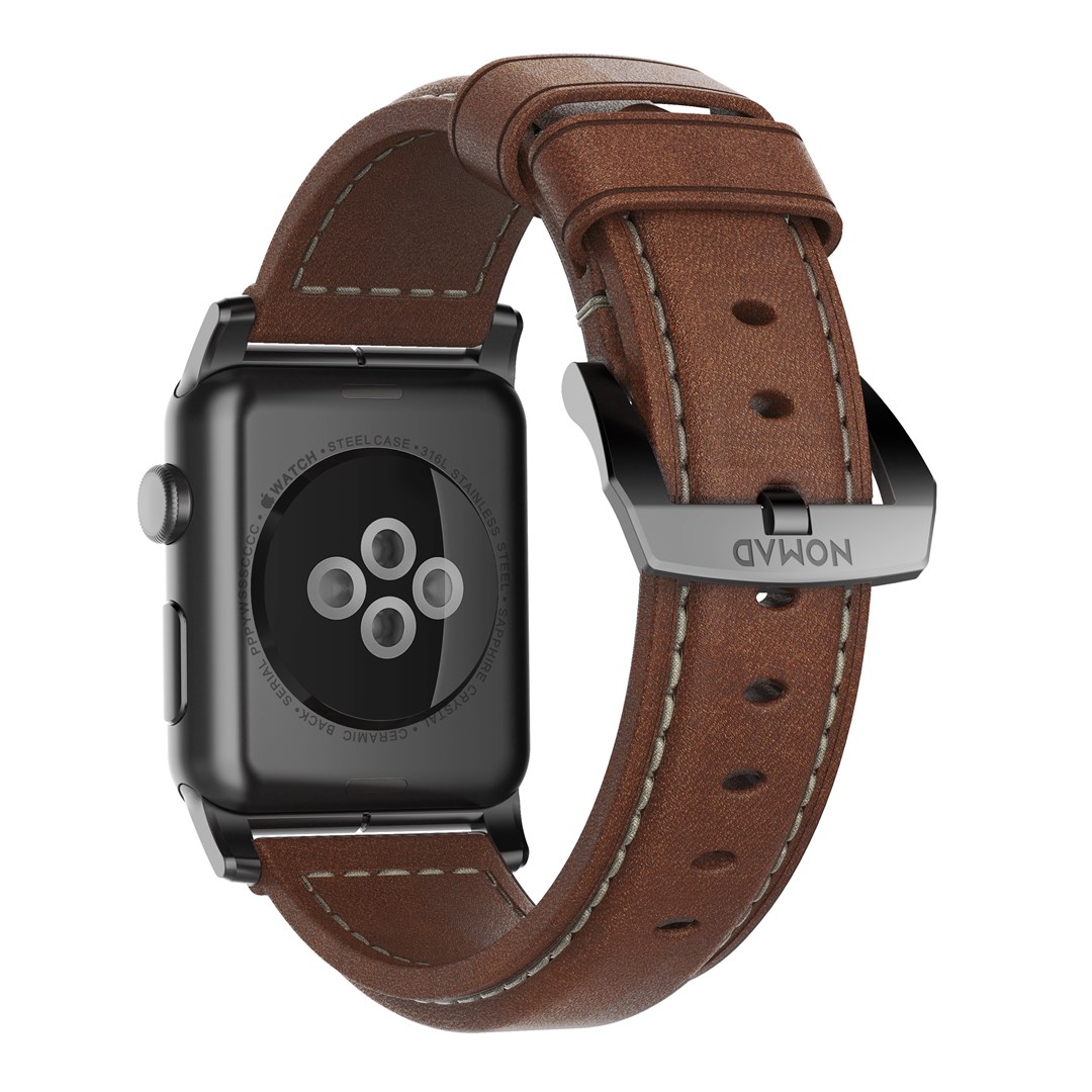 Remen NOMAD Traditional Strap za Apple Watch (42/44/45/49mm) smeđa koža-1