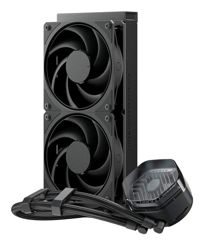 AIO vodeno hlađenje COOLER MASTER MasterLiquid 240 ATMOS Stealth Black-1