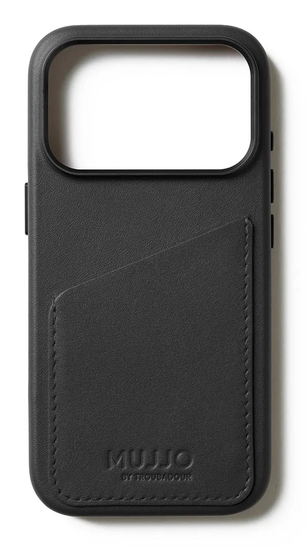 MUJJO Wallet Leather Case MagSafe kožna torbica za iPhone 17 Pro (crna boja)-4