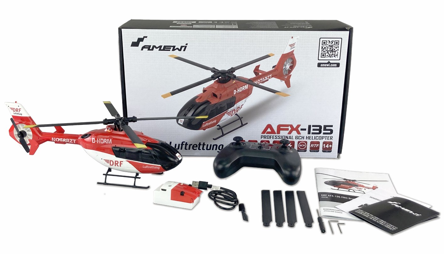 RC helikopter AMEWI AFX-135 (132, RTF)-1