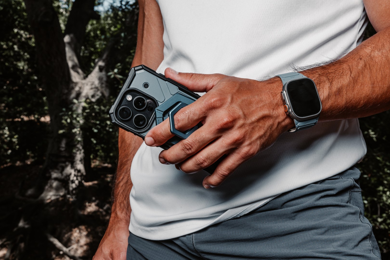 Remen UAG Scout Silicone za Apple Watch (49/45/44/42mm) maslinasto zelena boja-10