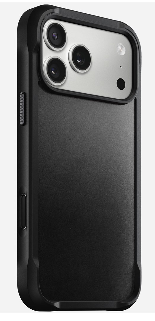 Nomad Rugged Leather Case mobile phone case 17.5 cm (6.9") Cover Black