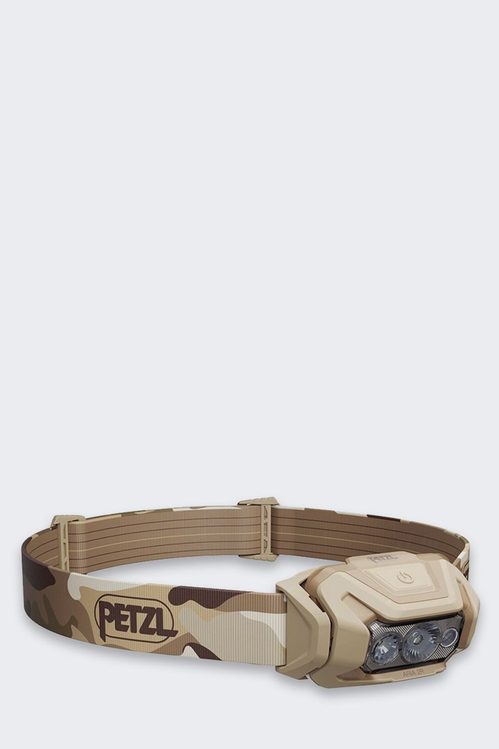 Naglavna svjetiljka PETZL ARIA 2R RGB (450 lumena, punjiva) camo boja-0