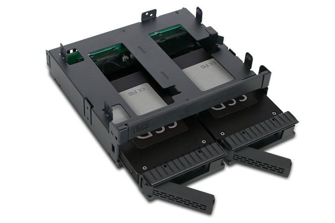 Icy Dock MB732SPO-B drive bay panel Black-5