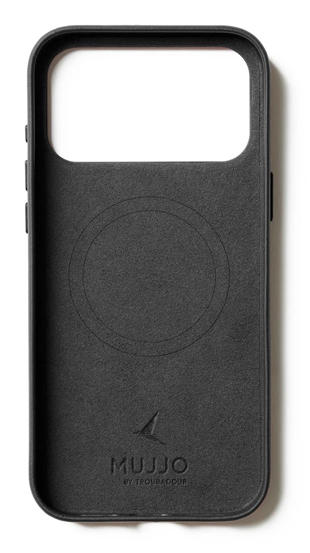 Futrola MUJJO Wallet Leather Case za iPhone 17 Pro Max (MagSafe, crna boja)-2