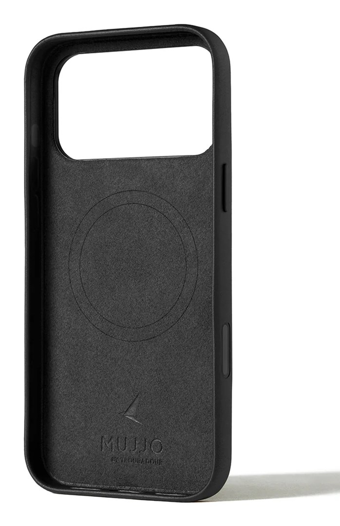 Futrola MUJJO Wallet Leather Case za iPhone 17 Pro Max (MagSafe, crna boja)-1