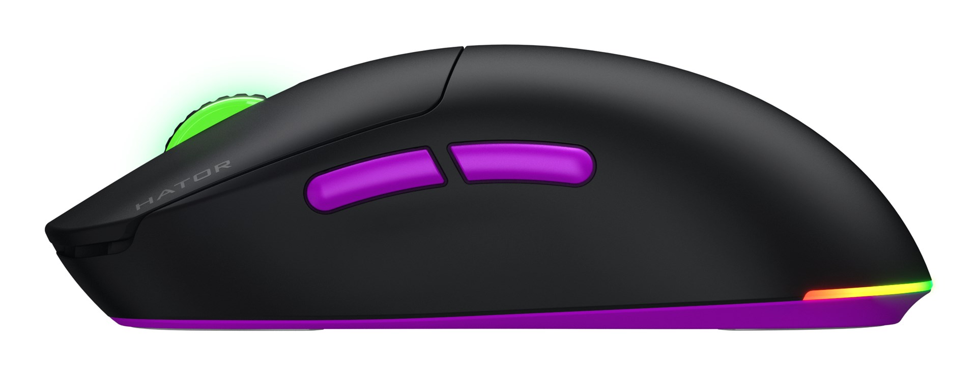 Bežični gaming miš HATOR Quasar 3 ULTRA 8K Wireless, crno-ljubičasta boja-2