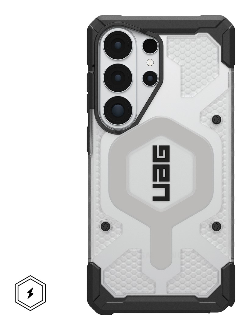 Zaštitna maska UAG Pathfinder za Samsung Galaxy S22 Ultra, srebrna boja-7
