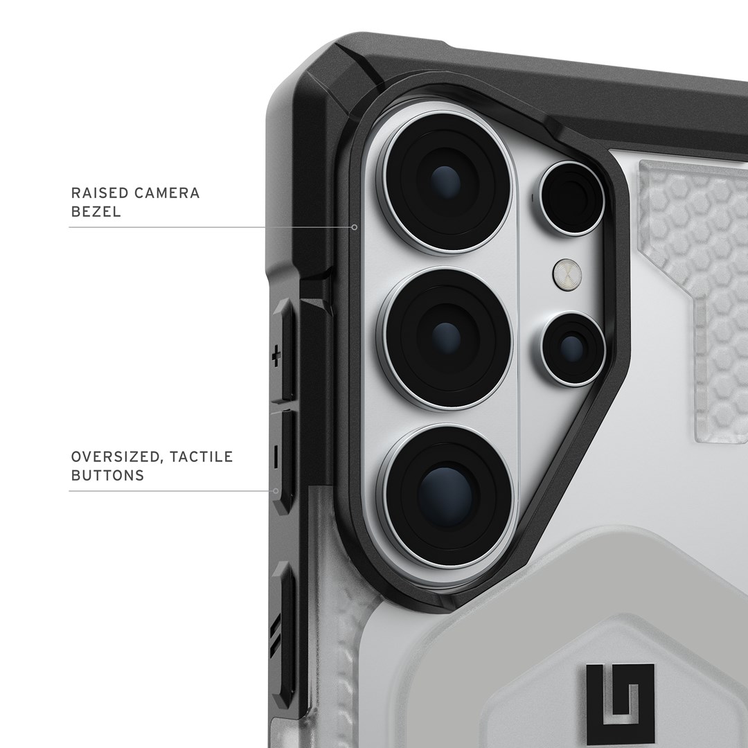 Zaštitna maska UAG Pathfinder za Samsung Galaxy S22 Ultra, srebrna boja-1