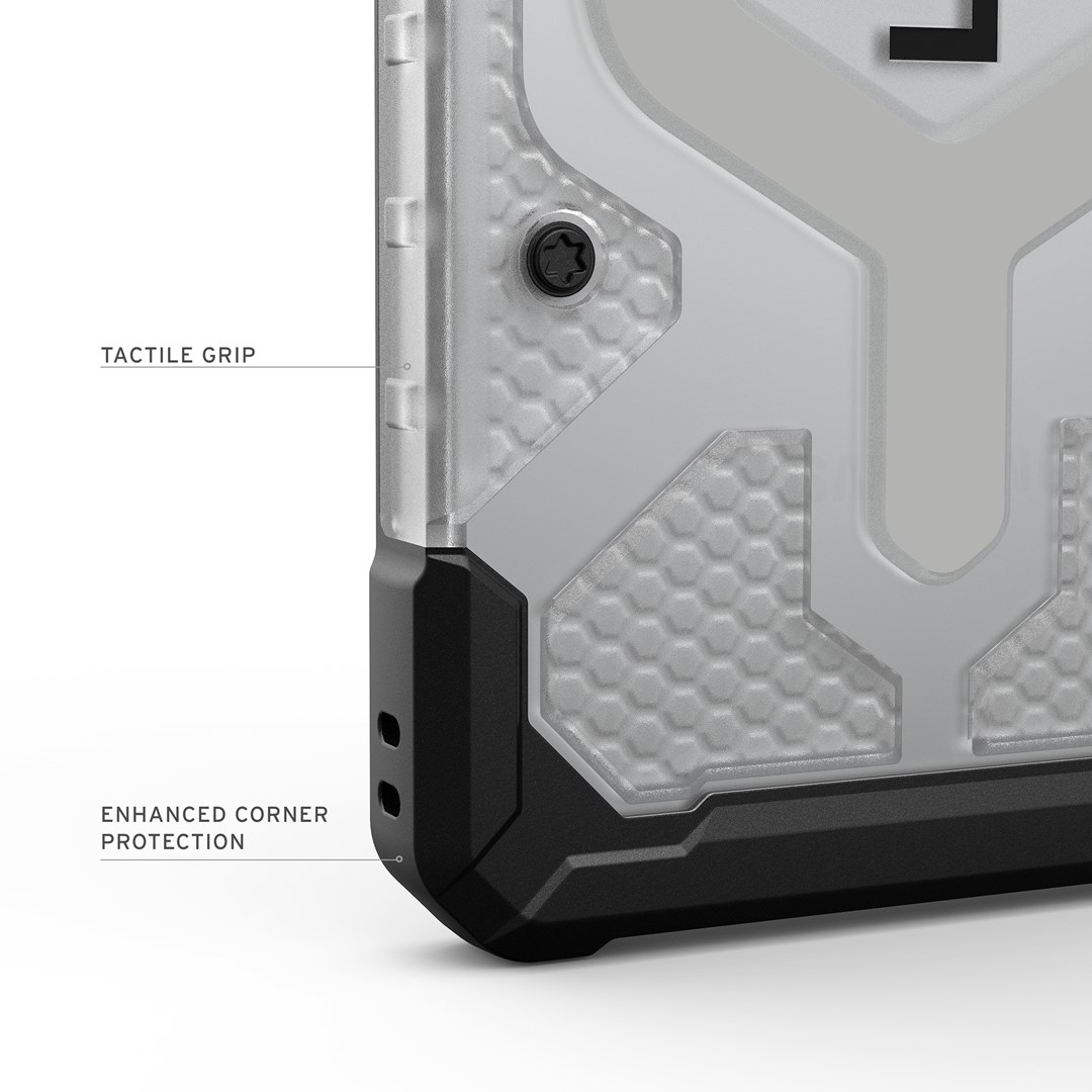 Zaštitna maska UAG Pathfinder za Samsung Galaxy S22 Ultra, srebrna boja-2