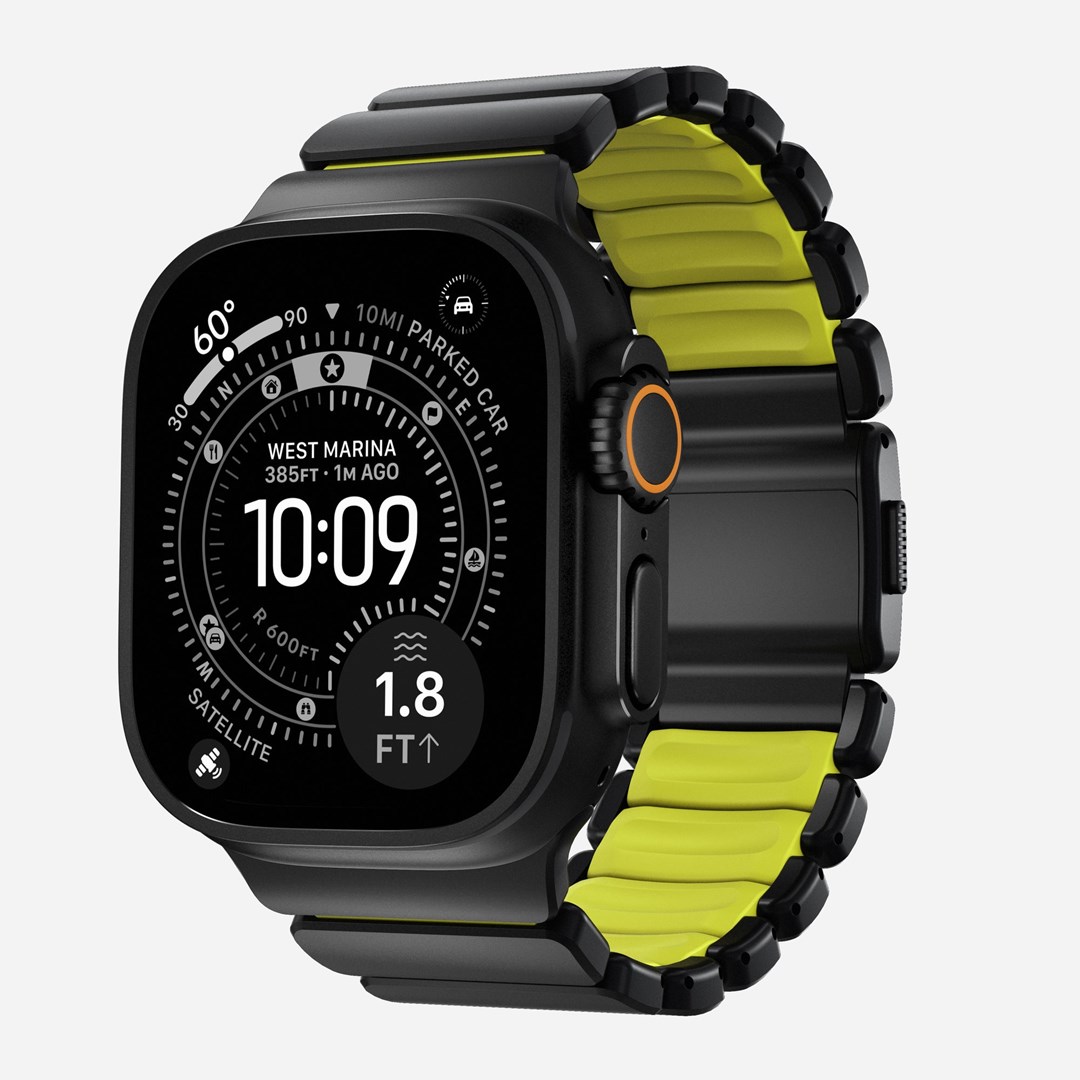 Remen NOMAD Titanium Band za Apple Watch Ultra / 49/45/44mm (crni titanij)