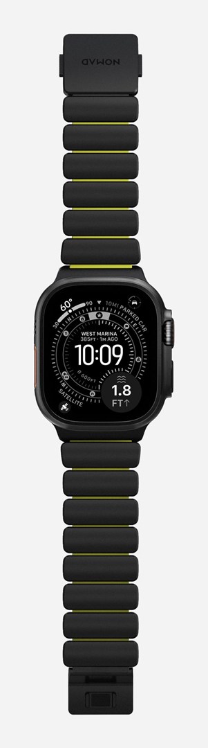 Remen NOMAD Titanium Band za Apple Watch Ultra / 49/45/44mm (crni titanij)-9