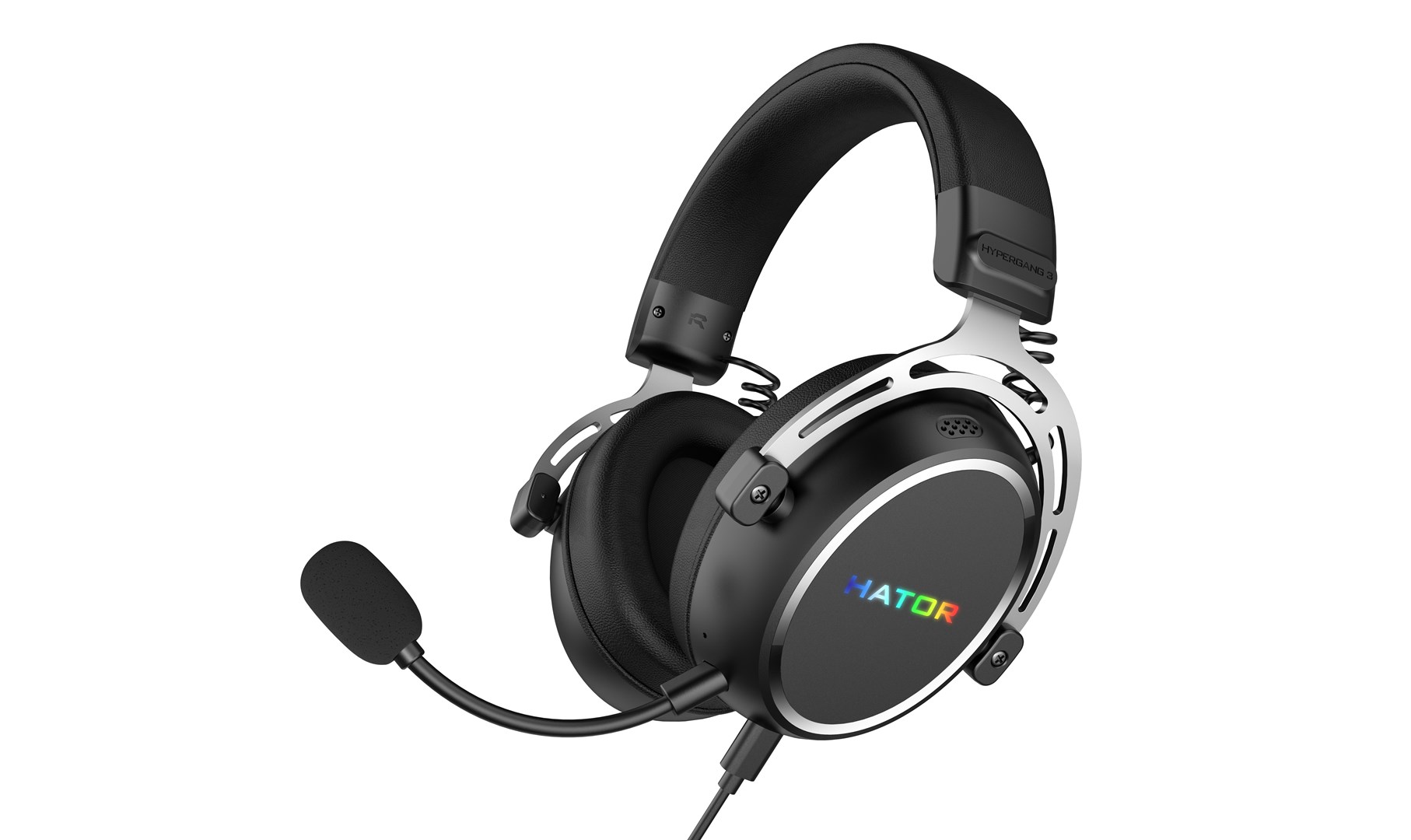 HATOR Hypergang 3 USB Headset Wired & Wireless Head-band Gaming USB Type-C / USB Type-A Bluetooth Black-3