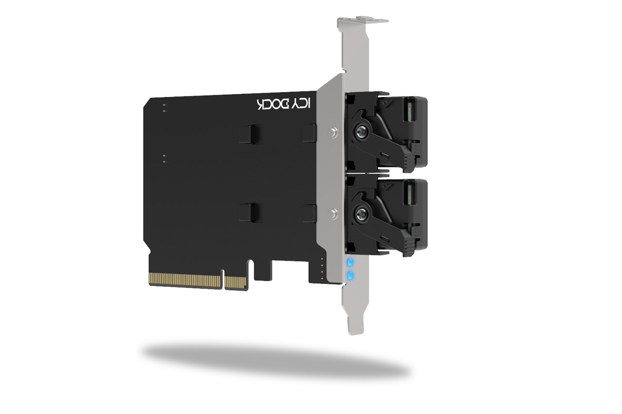 Icy Dock MB312M4P-B interface cards/adapter M.2, PCIe