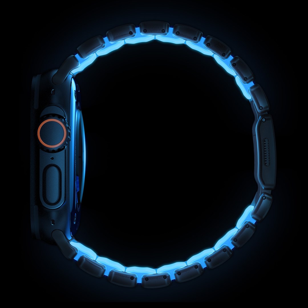 Remen za pametni sat NOMAD Titanium Band za Apple Watch (49/45/44/42mm), crna boja-3