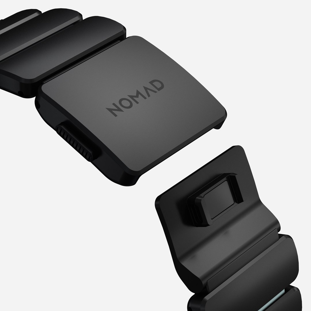 Remen za pametni sat NOMAD Titanium Band za Apple Watch (49/45/44/42mm), crna boja-12
