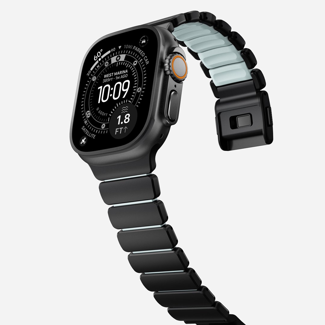 Remen za pametni sat NOMAD Titanium Band za Apple Watch (49/45/44/42mm), crna boja-7