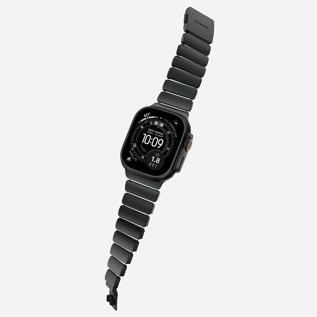 Remen za pametni sat NOMAD Titanium Band za Apple Watch (49/45/44/42mm), crna boja-2