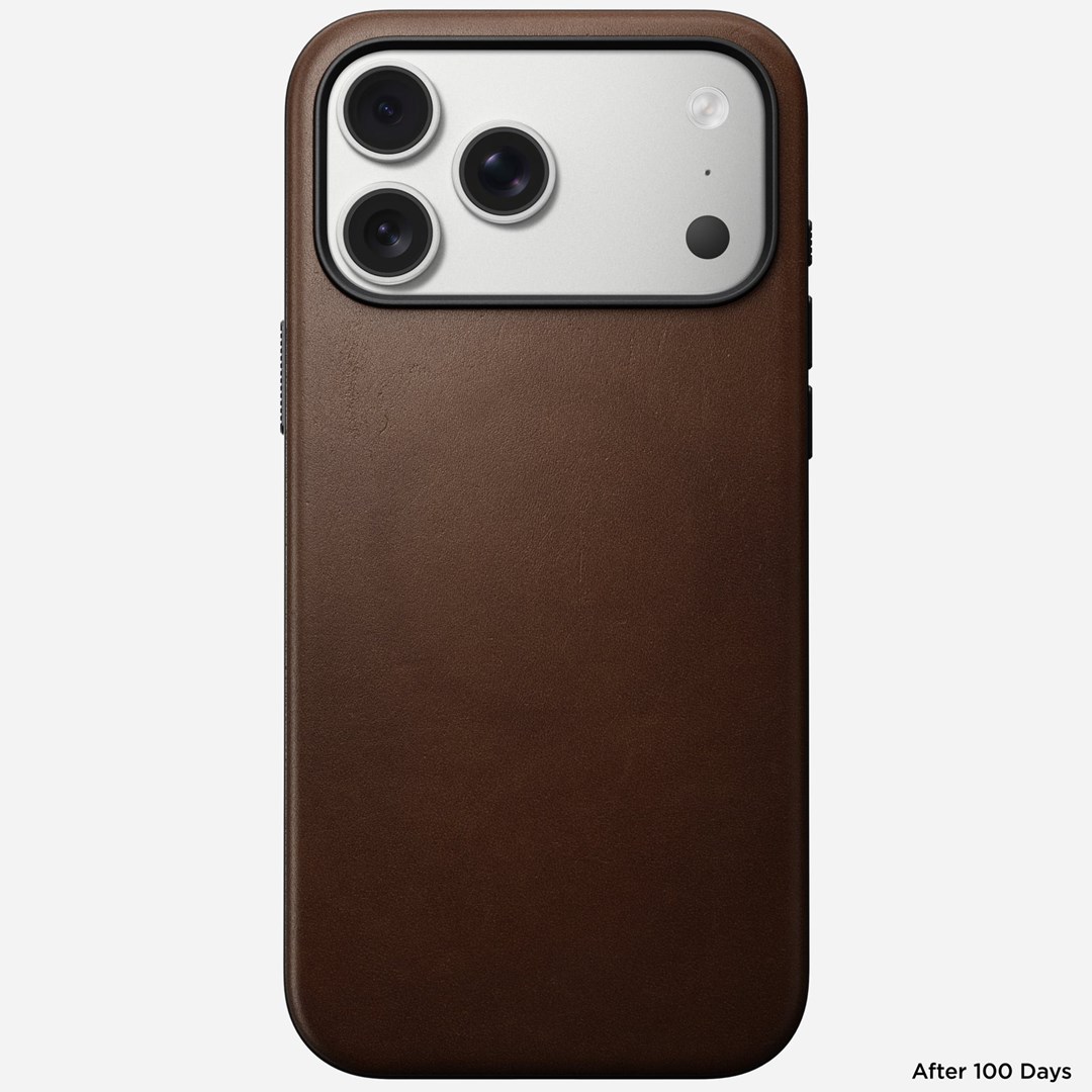 Nomad Modern Leather Case mobile phone case 17.5 cm (6.9") Cover Brown-2