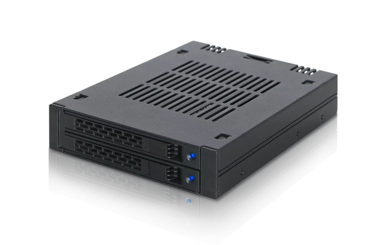 Icy Dock MB742SP-B drive bay panel Black-2