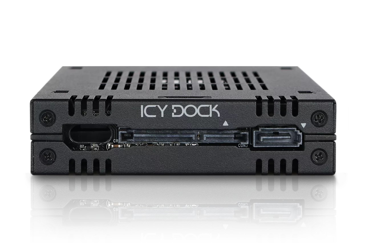 Icy Dock MB742SP-B drive bay panel Black-1