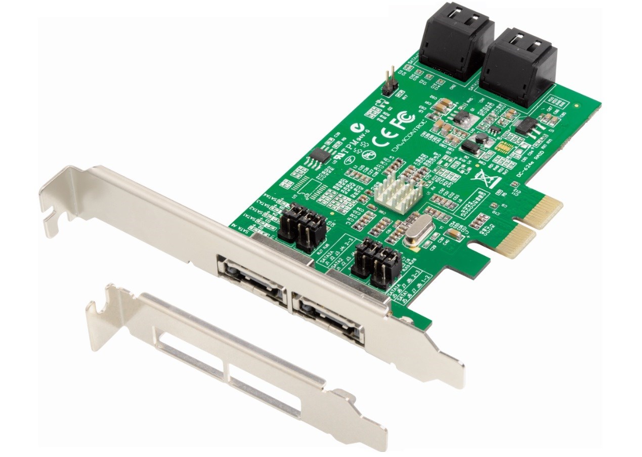 RAID kontroler DAWICONTROL DC-624e (2x SATA, 2x eSATA, PCIe 2.0 x2)