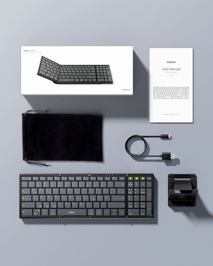 Inateck N0135_BLACK keyboard Home/Office Bluetooth Black-2