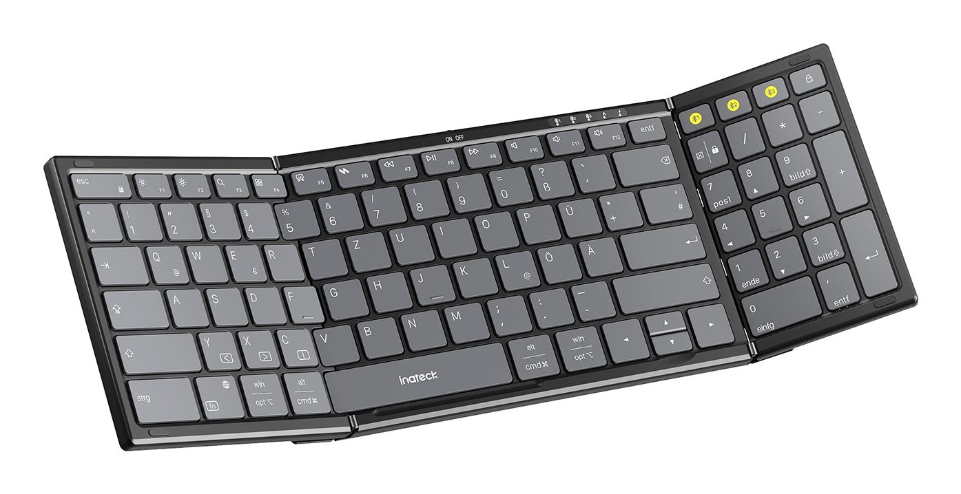 Inateck N0135_BLACK keyboard Home/Office Bluetooth Black-0