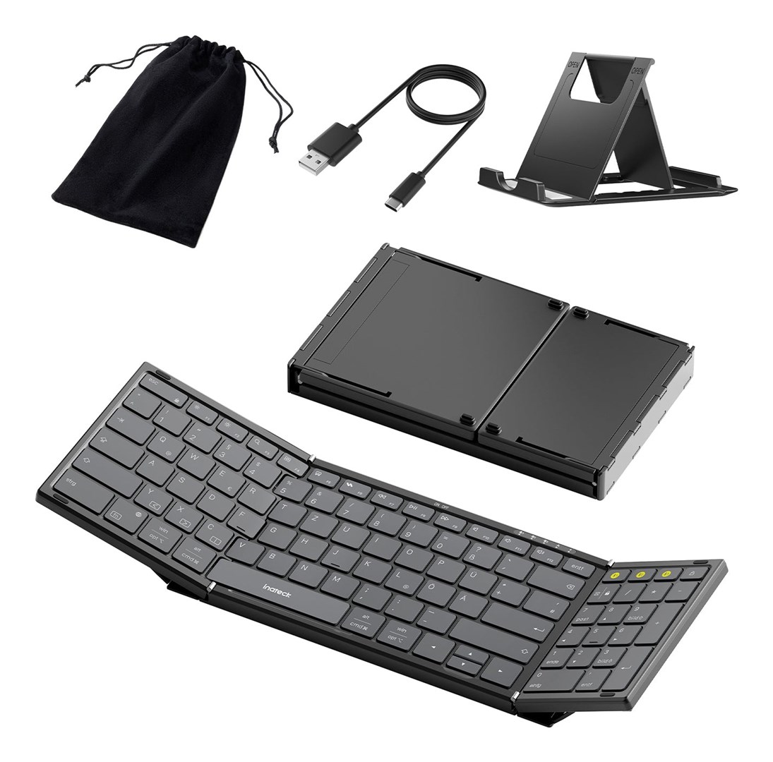 Inateck N0135_BLACK keyboard Home/Office Bluetooth Black-1