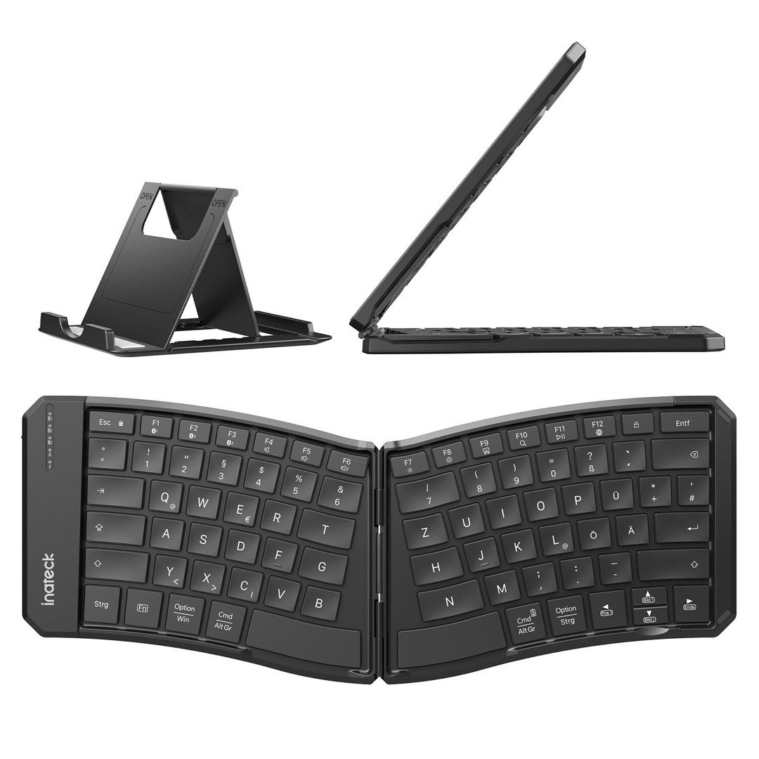 Inateck N0131_black keyboard Home/Office Bluetooth Black-1