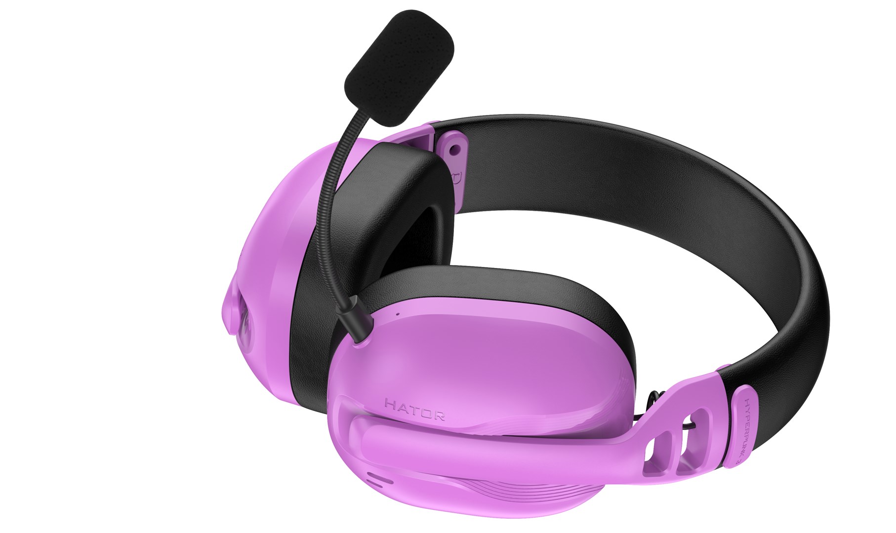 HATOR Hyperpunk 3 Wireless Headset Wired & Wireless Head-band Gaming USB Type-C / USB Type-A Bluetooth Violet-5