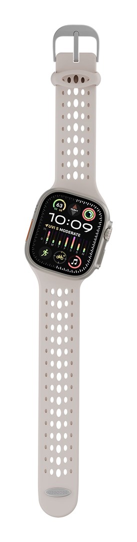Remen DECODED Ares O silikonski za Apple Watch (49/45/44/42mm) Clay boja-4