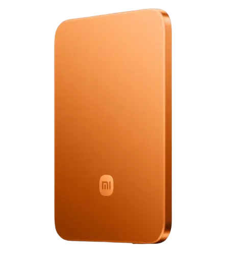 Prijenosna baterija XIAOMI UltraThin Magnetic Power Bank 5000 15W (5000 mAh, 15 W bežično, 22.5 W žičano, MagSafe, narančasta boja)-1