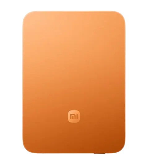 Prijenosna baterija XIAOMI UltraThin Magnetic Power Bank 5000 15W (5000 mAh, 15 W bežično, 22.5 W žičano, MagSafe, narančasta boja)-2