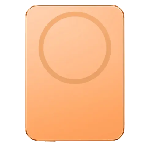 Prijenosna baterija XIAOMI UltraThin Magnetic Power Bank 5000 15W (5000 mAh, 15 W bežično, 22.5 W žičano, MagSafe, narančasta boja)-3