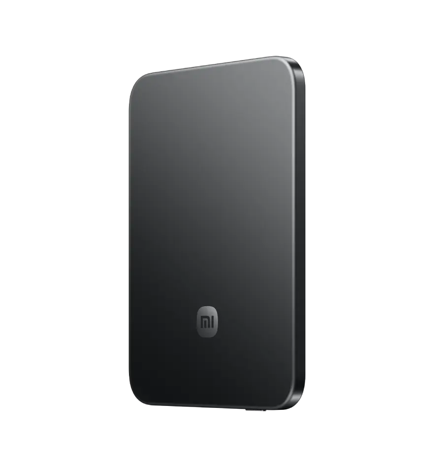 Prijenosna baterija XIAOMI UltraThin Magnetic Power Bank 5000 15W (5000 mAh, 15 W bežično, 22.5 W žičano, MagSafe, crna boja)-1