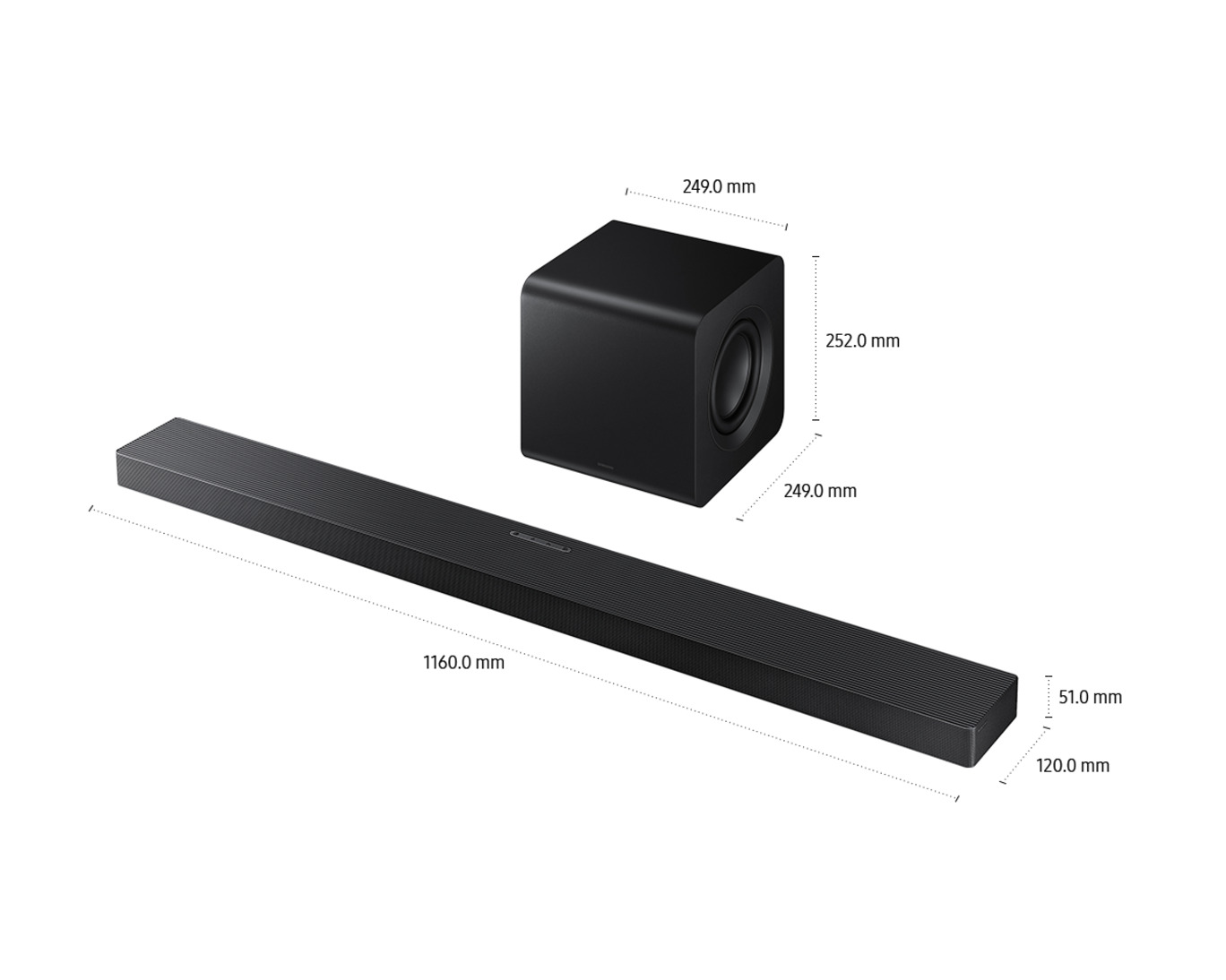 Bundle TV SAMSUNG UE65U8072HUXXH + Soundbar SAMSUNG HW-QS700F (65", 4K UHD, Crystal UHD, Smart TV, Dolby Atmos, 3.1.2, bežični subwoofer)-6