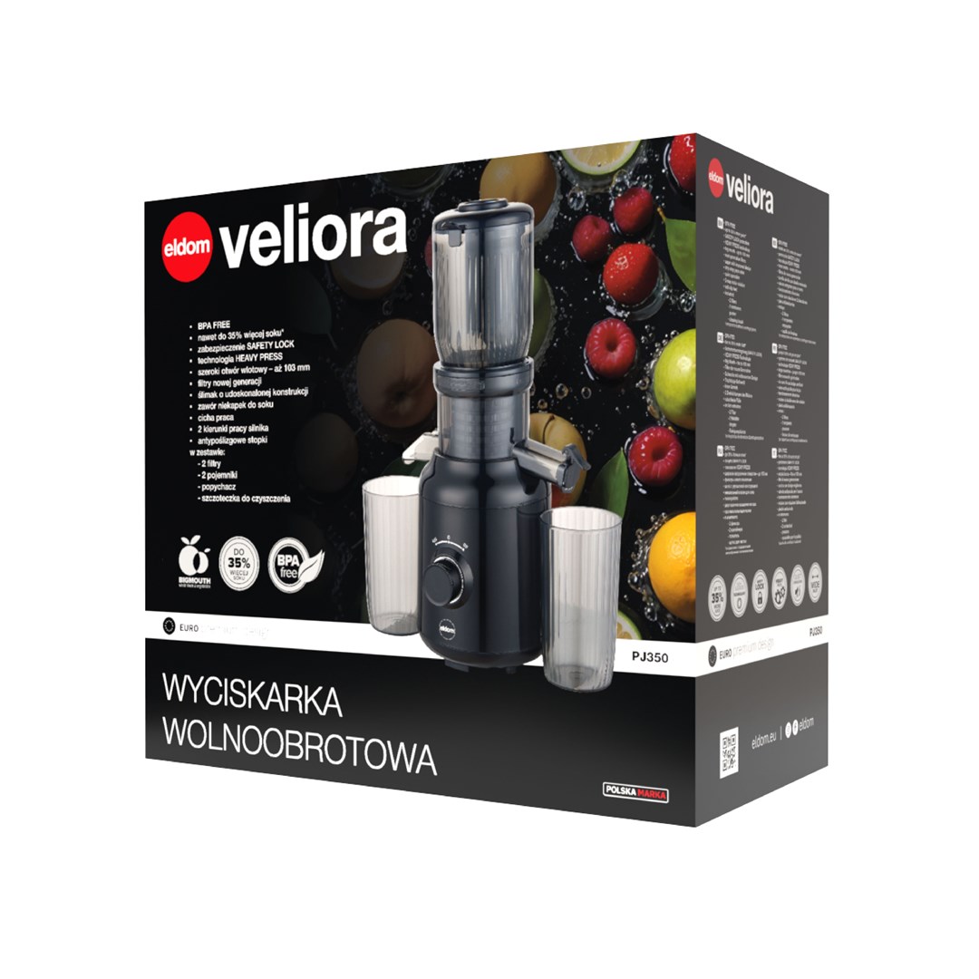 ELDOM PJ350 SLOW JUICER 250W-11